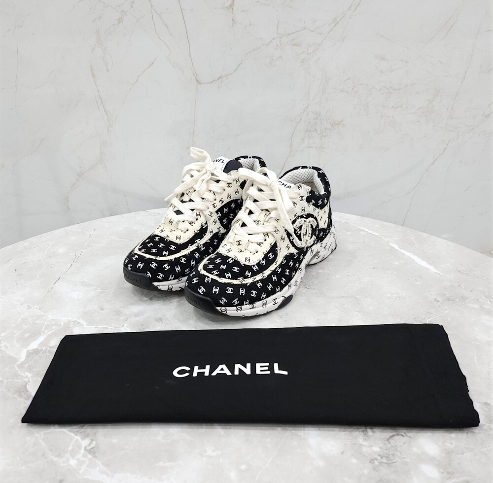[럭스유] 37 / 샤넬 CC 멀티로고 크루즈 스니커즈 G39230