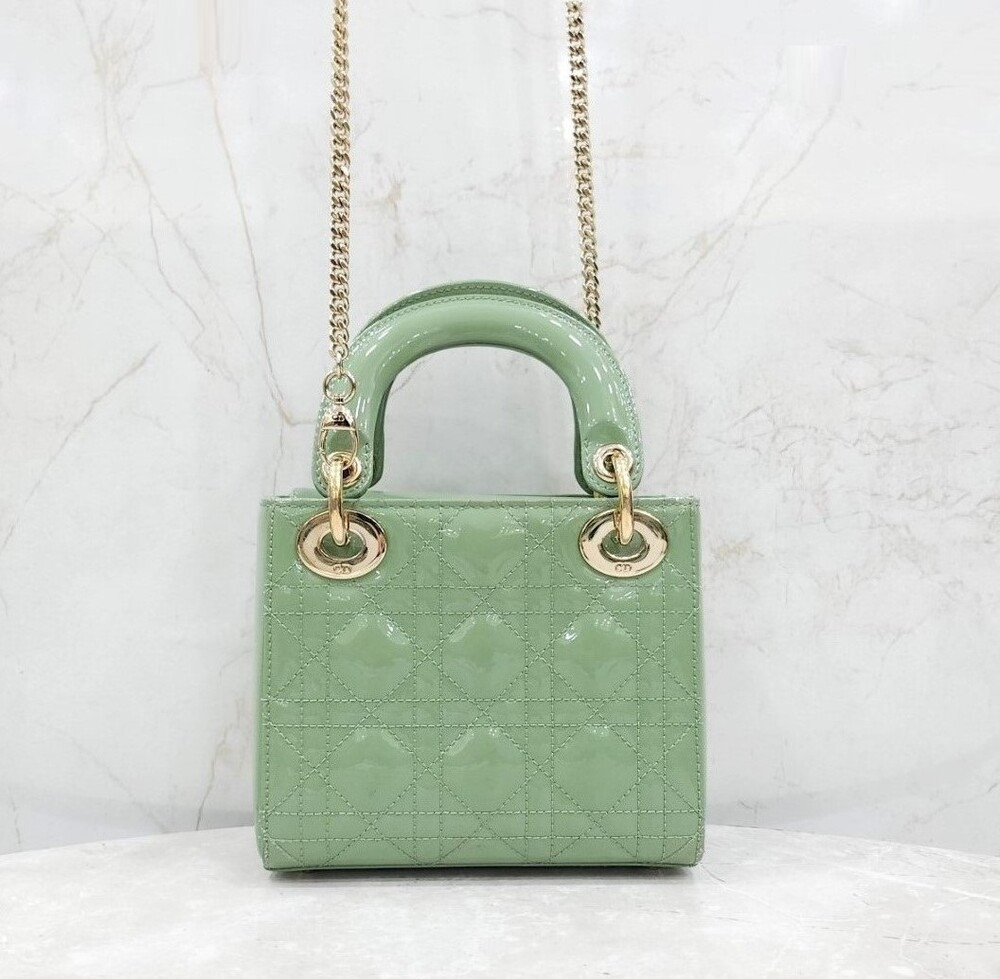 [럭스유] 디올 레이디 디올 페이던트 까나쥬 미니백