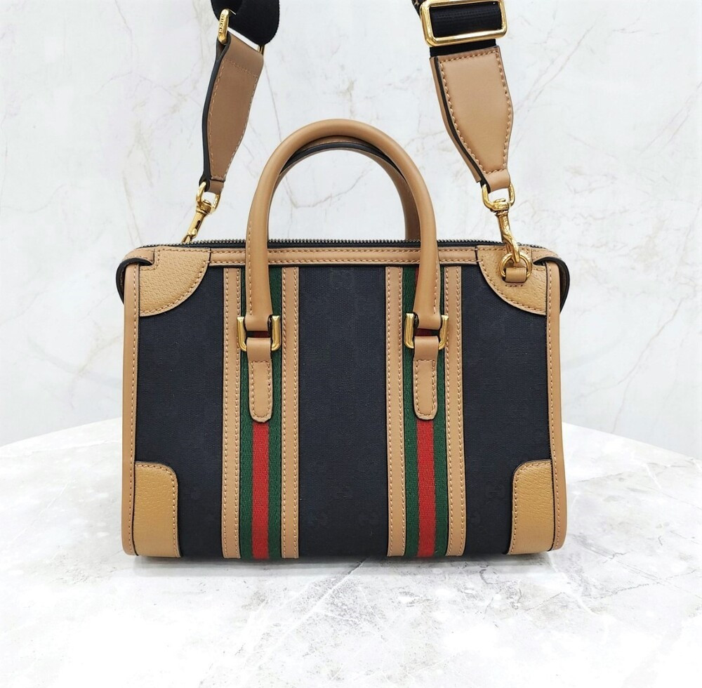 [럭스유] (새상품) 구찌 GG 바울레토 스몰 레더 토트 숄더백 715772