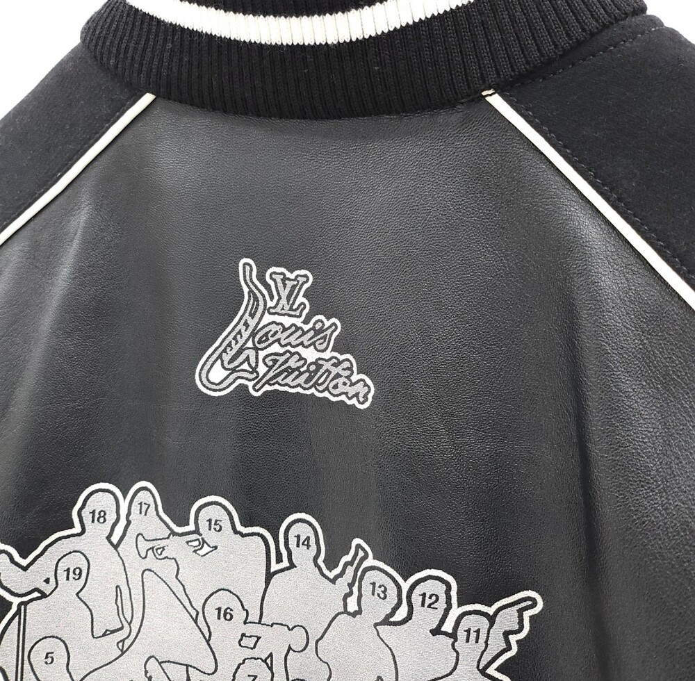 [럭스유] 52 / 루이비통 바시티 멀티패치 블루종 자켓 1AAUZ0