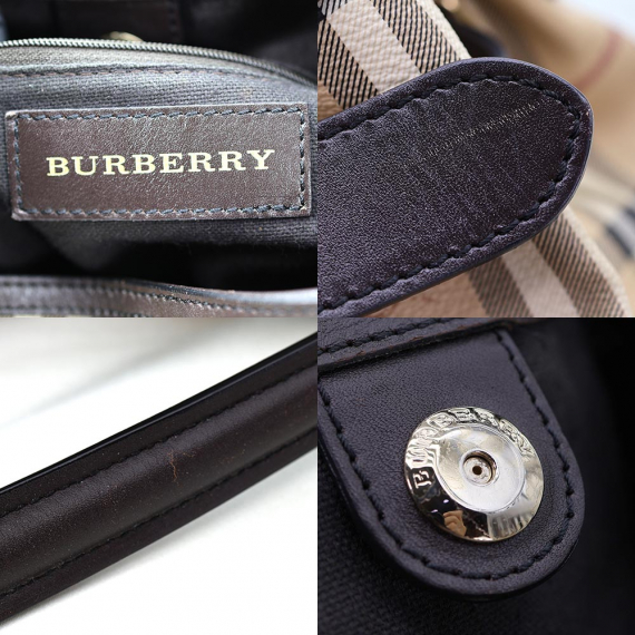 Burberry(버버리) 3805009 PVC 헤이마켓 체크 WALDEN 월든 호보 숄더백