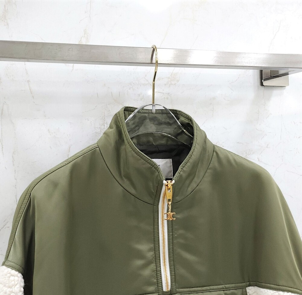 [럭스유] (새상품) 36 / 셀린느 캐시미어 시어링 자켓 W818536S