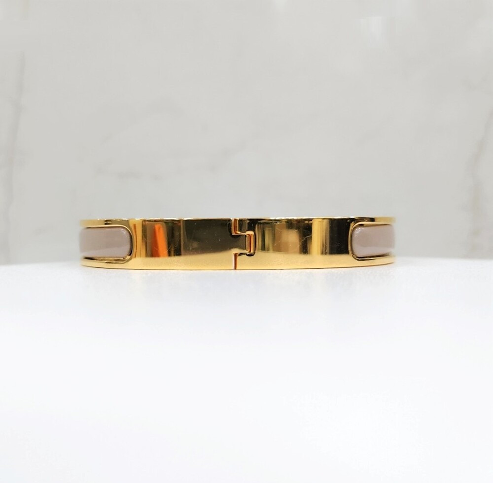 [럭스유] 에르메스 미니 클릭 켈리 팔찌 PM 마론글라쎄 H200004F