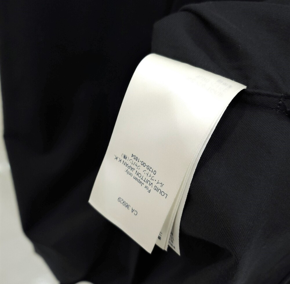 [럭스유] M / 루이비통 블랙 플란넬 이브닝 셔츠