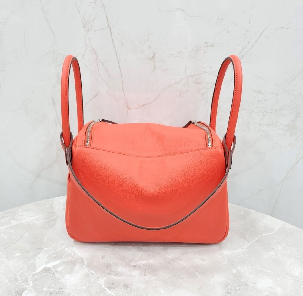 [럭스유] 에르메스 린디 26 에버컬러 오렌지필드 은장 W각인