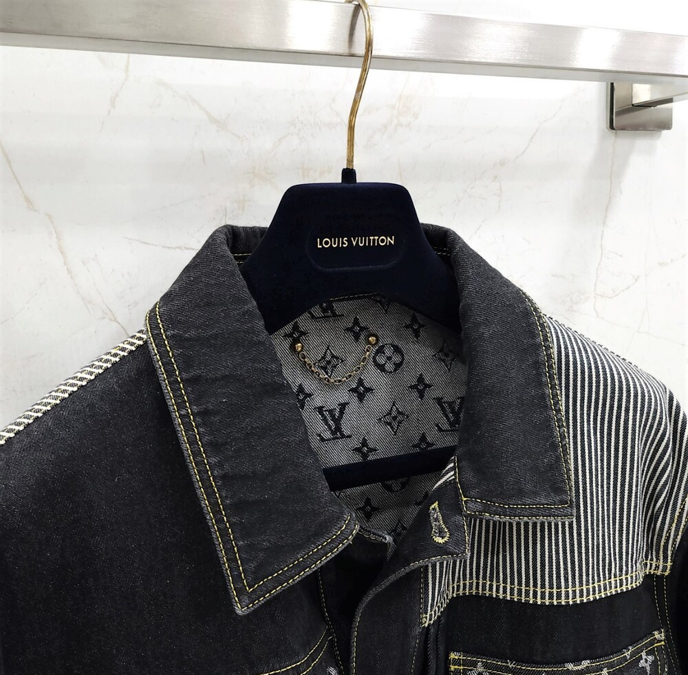 [럭스유] 48 / 루이비통 X 니고 크레이지 데님 워크웨어 자켓