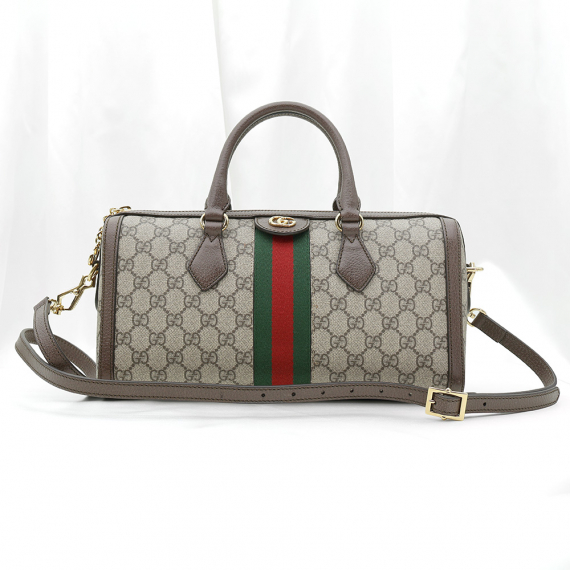 Gucci(구찌) 524532 GG 수프림 캔버스 WEB 오피디아 미디움 보스턴 탑 핸들 2WAY