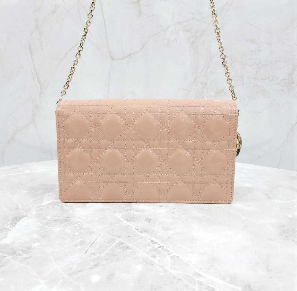 [럭스유] 디올 페이던트 까나쥬 레이디디올 체인 파우치 숄더백 S0204OVRB