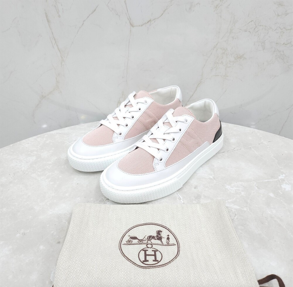 [럭스유] 36 / 에르메스 여성 딥 스니커즈 핑크