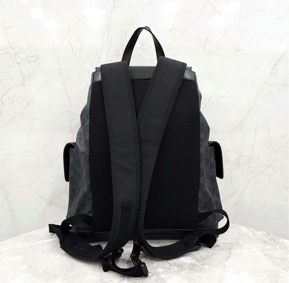 [럭스유] 구찌 웹 스트랩 GG 수프림 캔버스 백팩 495563