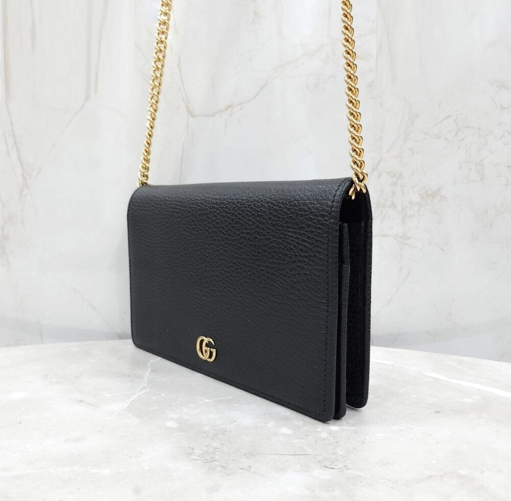 [럭스유] 구찌 GG 마몽 미니 레더 체인백