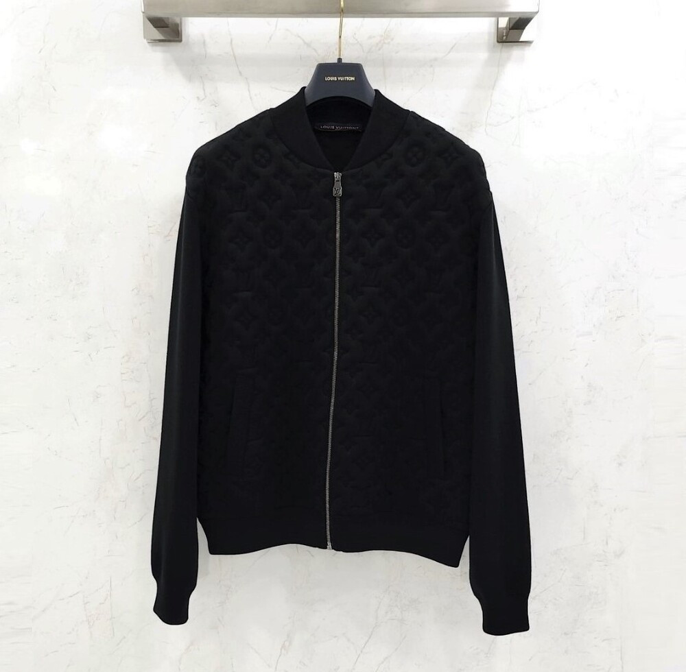 [럭스유] L / 루이비통 모노그램 패디드 울 블렌드 보머 자켓 1AGJV6