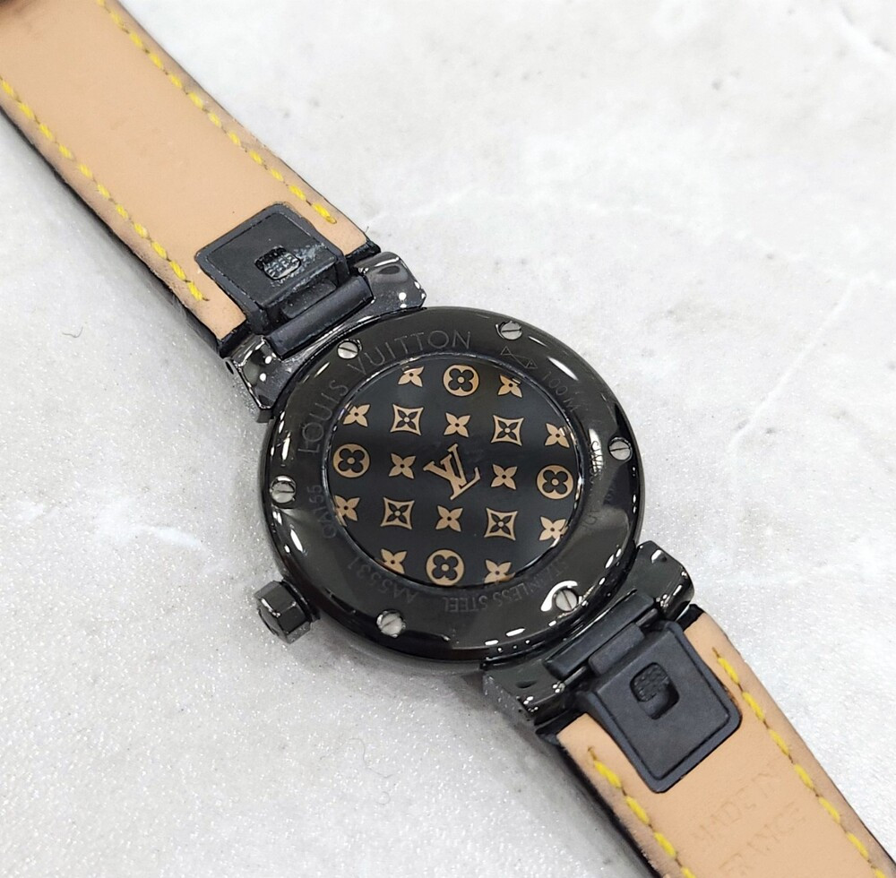 [럭스유] 루이비통 땅부르 다이아 플라워 쿼츠 시계