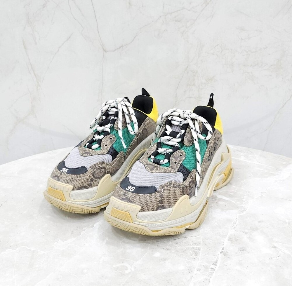 [럭스유] 36 / 발렌시아가 X 구찌 해커프로젝트 트리플S 스니커즈