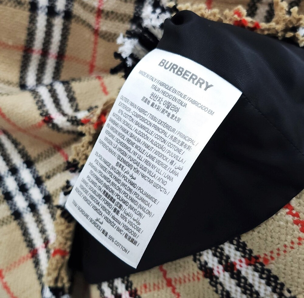 [럭스유] (새상품) 36 / 버버리 체크 부클레 카라리스 자켓 스커트 세트