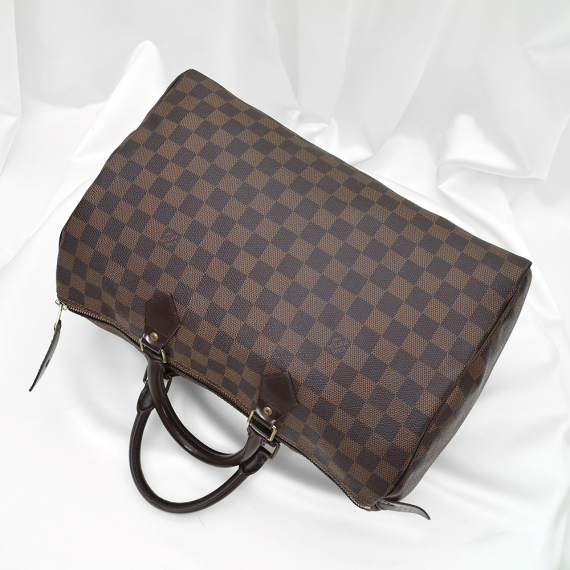 Louis Vuitton(루이비통) N41523 다미에 에벤 캔버스 스피디 35 토트백