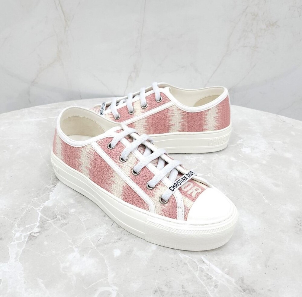 [럭스유] (새상품) 34 / 디올 핑크 워크앤디올 로우 스니커즈