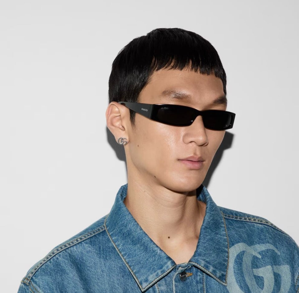 [럭스유] 구찌 GG 마몽 스터드 실버 귀걸이 814919