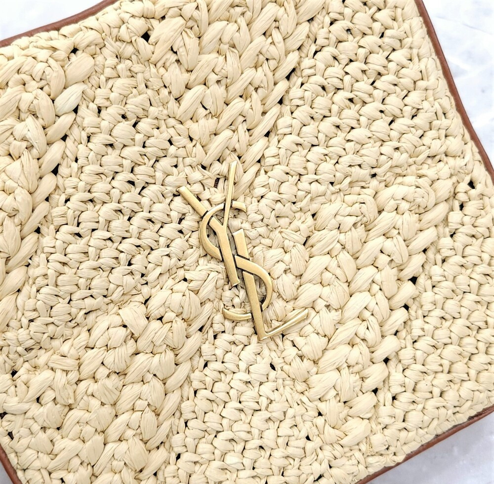 [럭스유] 생로랑 라피아 제이미 큐브 체인백 671861