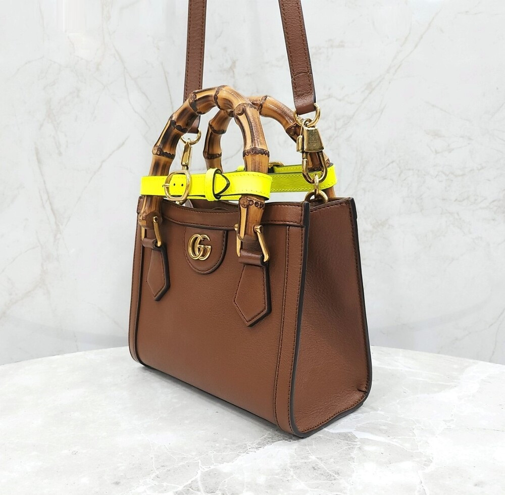 [럭스유] 구찌 다이애나 뱀부 미니 토트백 655661