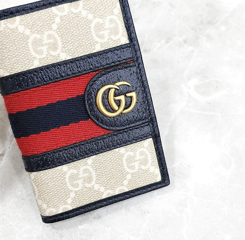 [럭스유] (새상품) 구찌 GG 오피디아 플랩 카드 지갑 706853