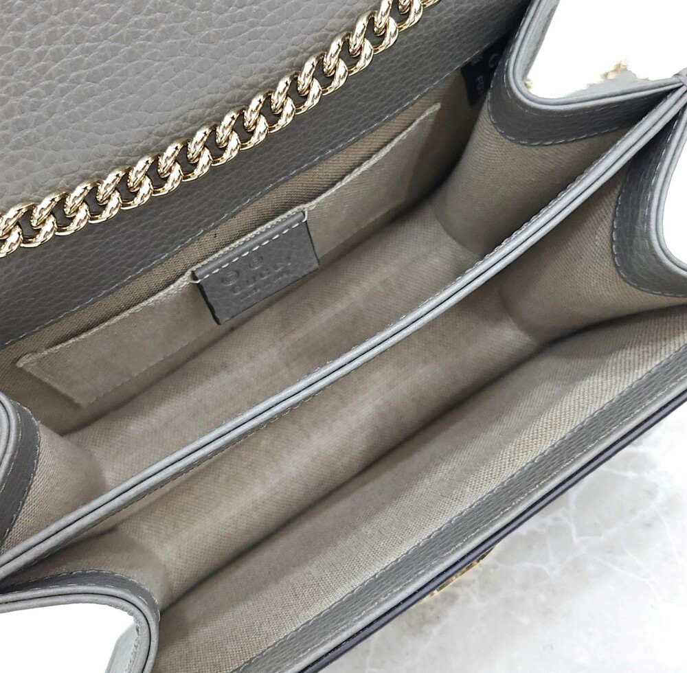 [럭스유] 구찌 인터로킹 GG 스몰 체인 크로스백 510304