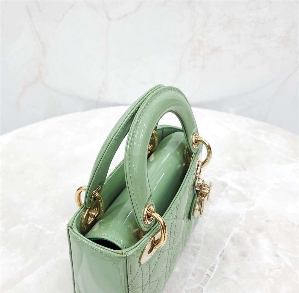 [럭스유] 디올 레이디 디올 페이던트 까나쥬 미니백