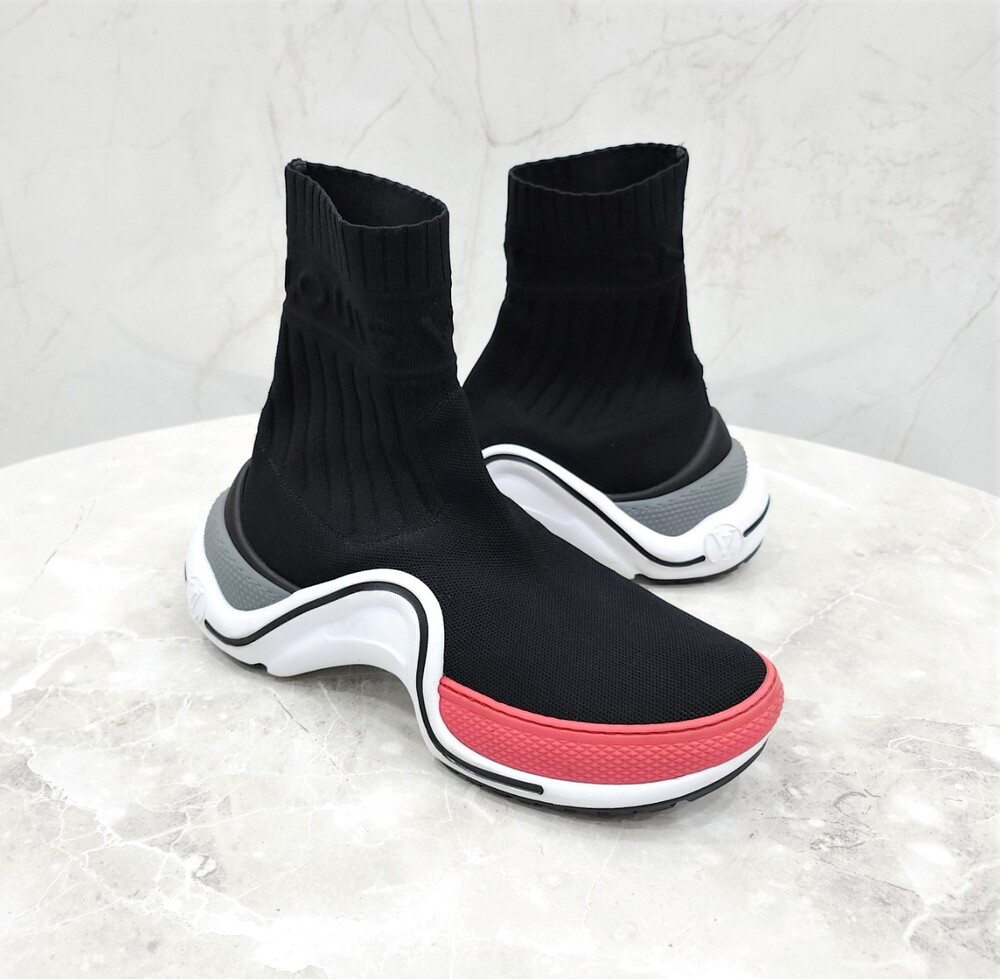 [럭스유] 37.5 / 루이비통 아치라이트 삭스 스니커즈