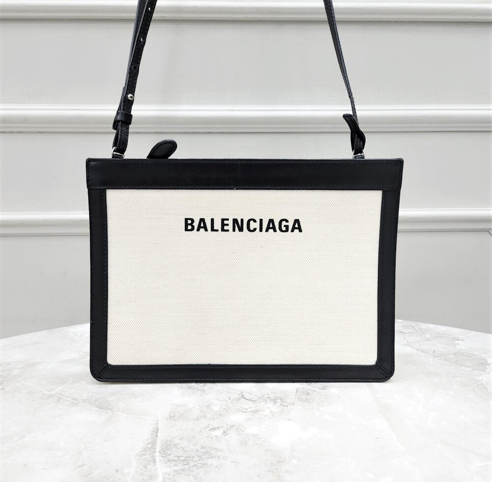 [럭스유] 발렌시아가 캔버스 포쉐트 크로스백