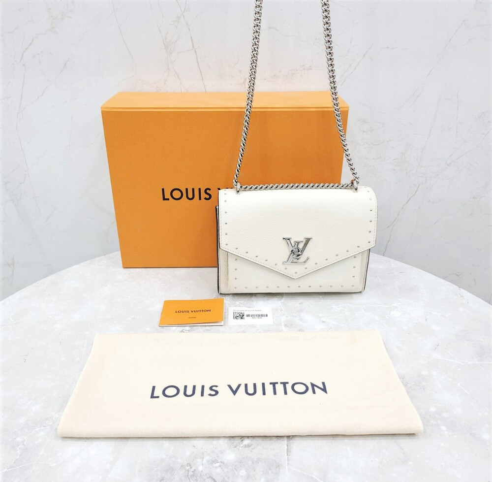 [럭스유] 루이비통 마이락미 BB 체인 숄더백 크림 M51495