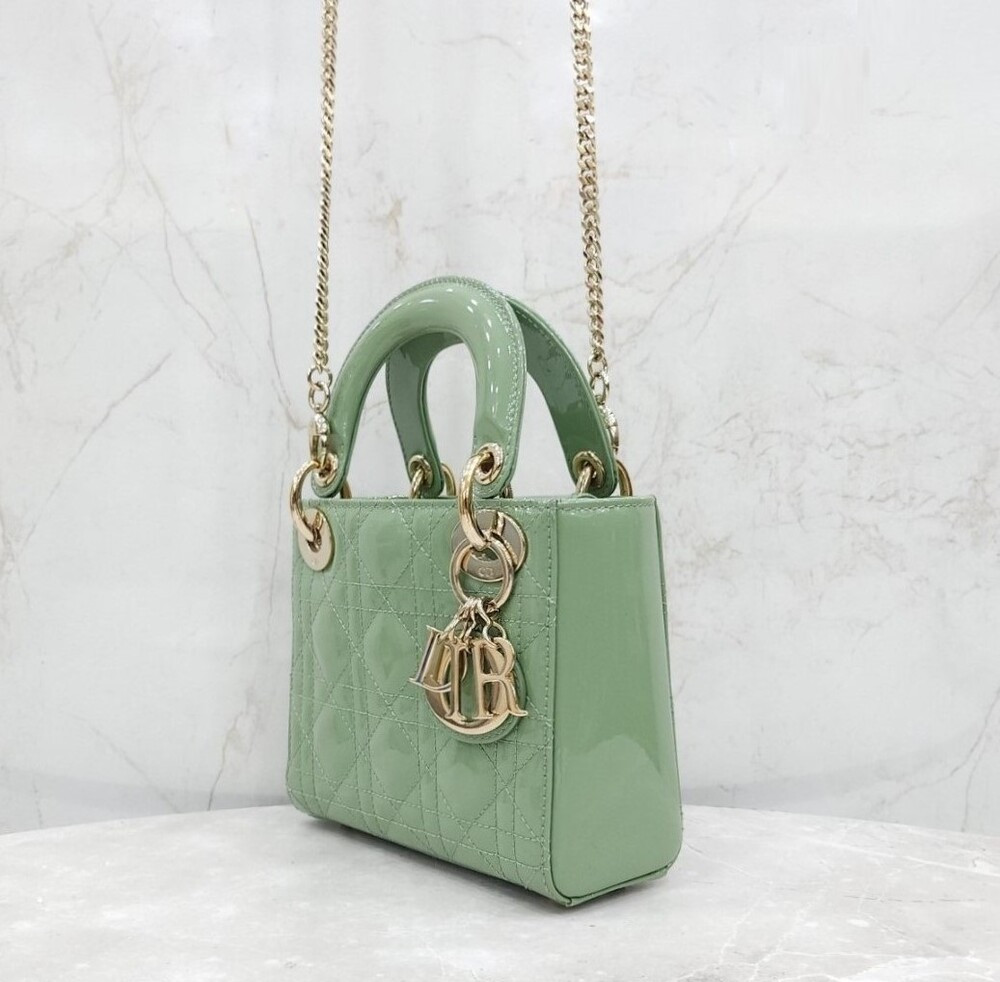 [럭스유] 디올 레이디 디올 페이던트 까나쥬 미니백