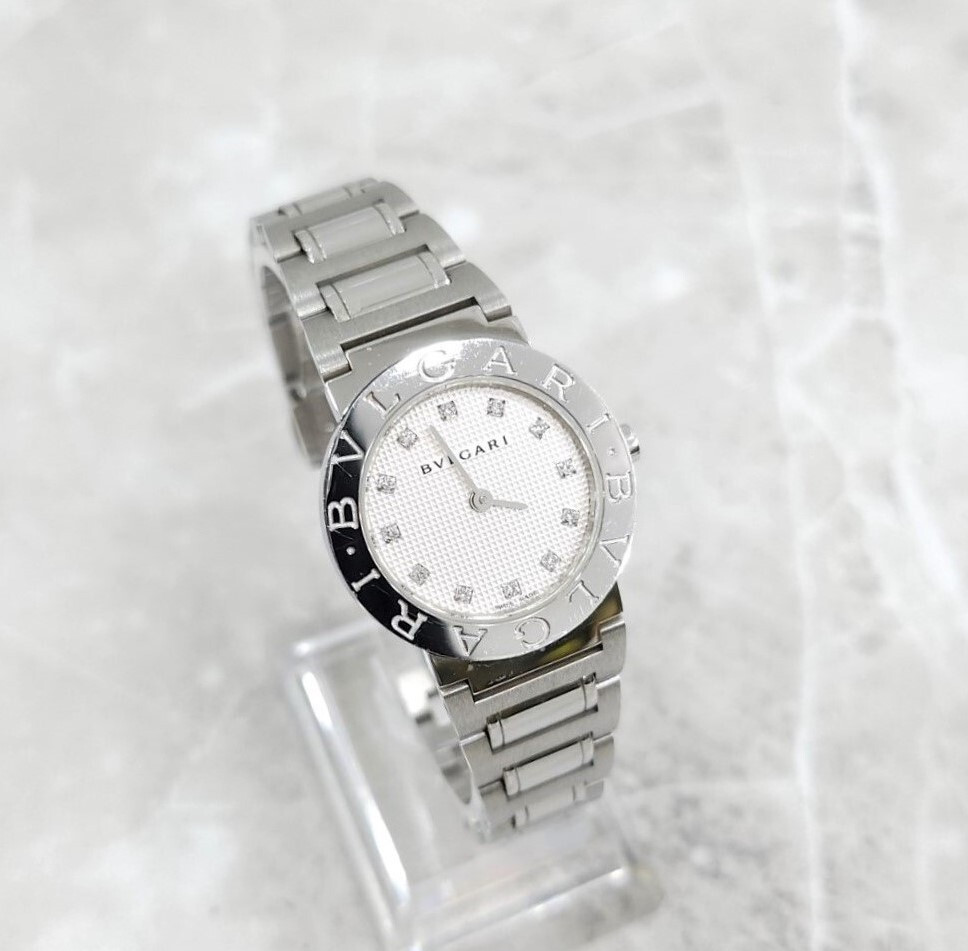 [럭스유] 불가리 여성 다이아 쿼츠 메탈시계 BB26WSS12