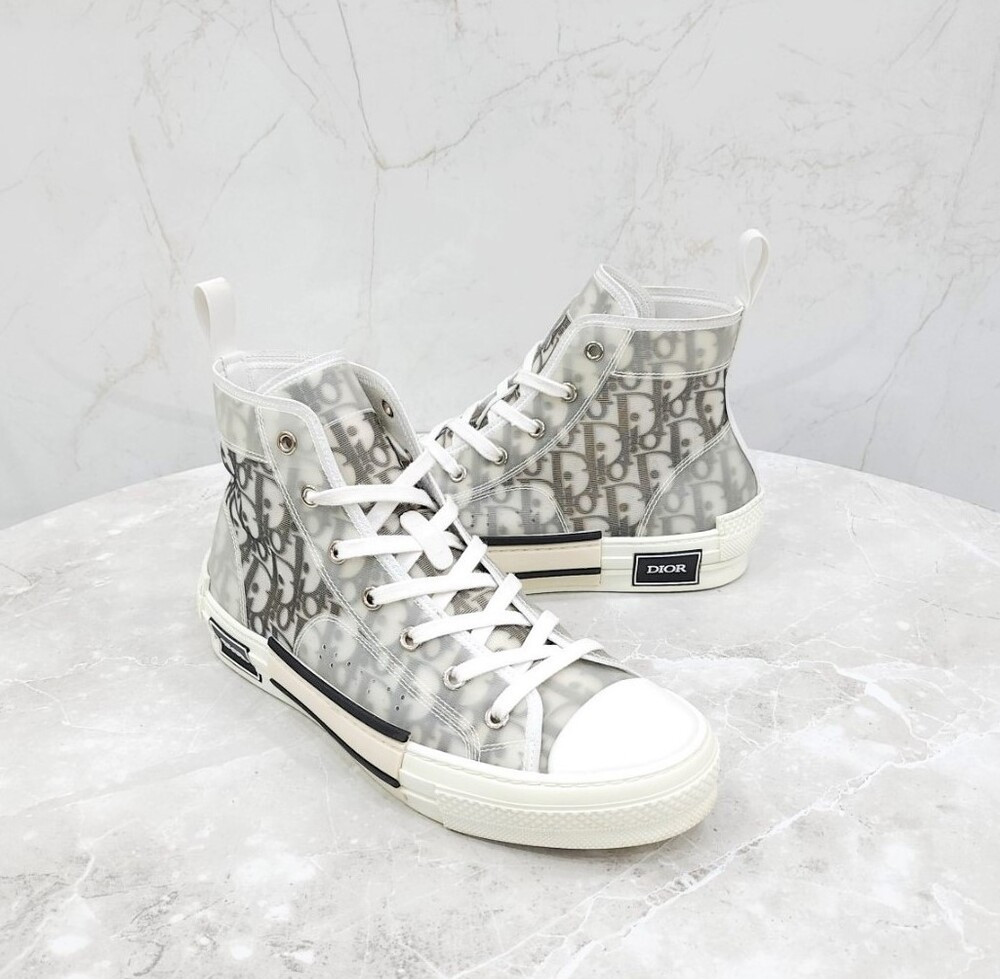 [럭스유] 41 / 디올 오블리크 캔버스 B23 하이탑 스니커즈 3SH118YJP