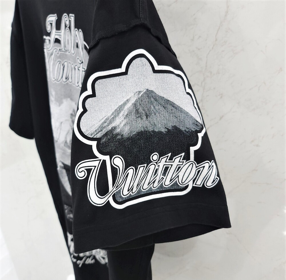 [럭스유] L / 루이비통 로고 프린팅 반팔 티셔츠