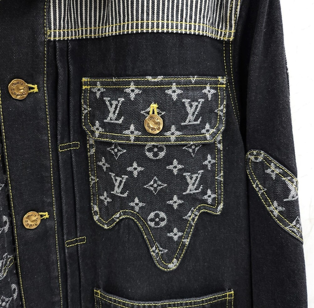 [럭스유] 48 / 루이비통 X 니고 크레이지 데님 워크웨어 자켓