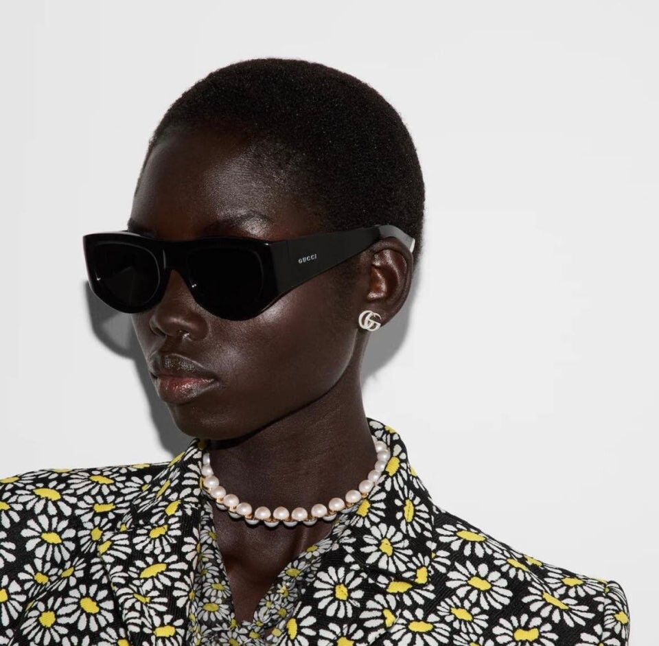 [럭스유] 구찌 GG 마몽 스터드 실버 귀걸이 814919