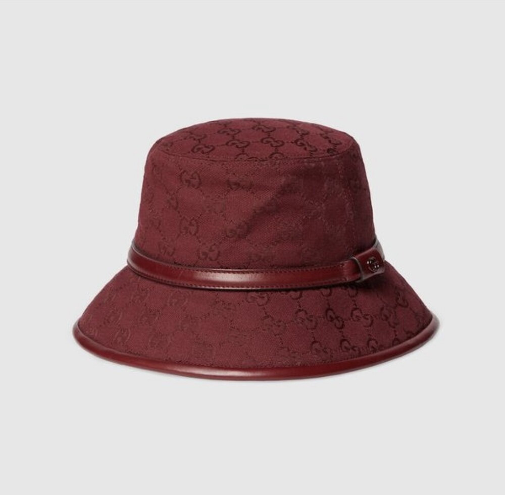 [럭스유] (새상품) 구찌 GG 모노그램 코튼 버킷햇 M 833280