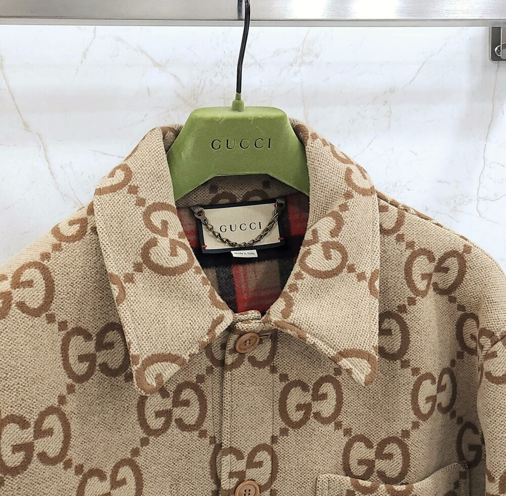 [럭스유] (새상품) 48 / 구찌 점보 GG 패턴 자켓 694154