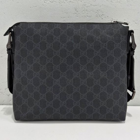 구찌 GG 블랙 수프림 메신저 크로스백 387514