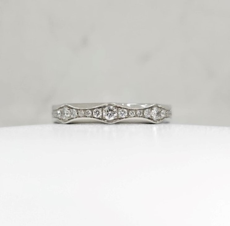 [럭스유] 불가리 다이아 풀파베 인피니토 웨딩밴드 링 54호