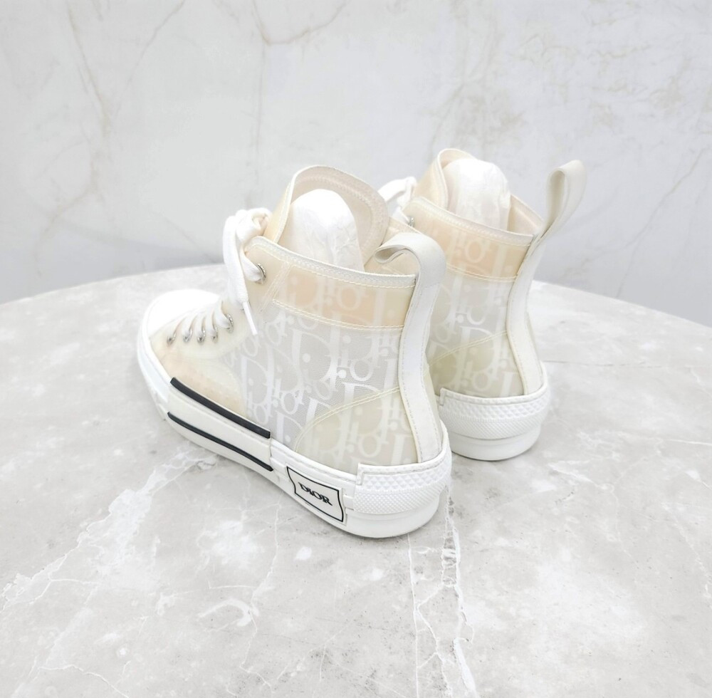[럭스유] 35 / 디올 화이트 오블리크 B23 하이탑 스니커즈