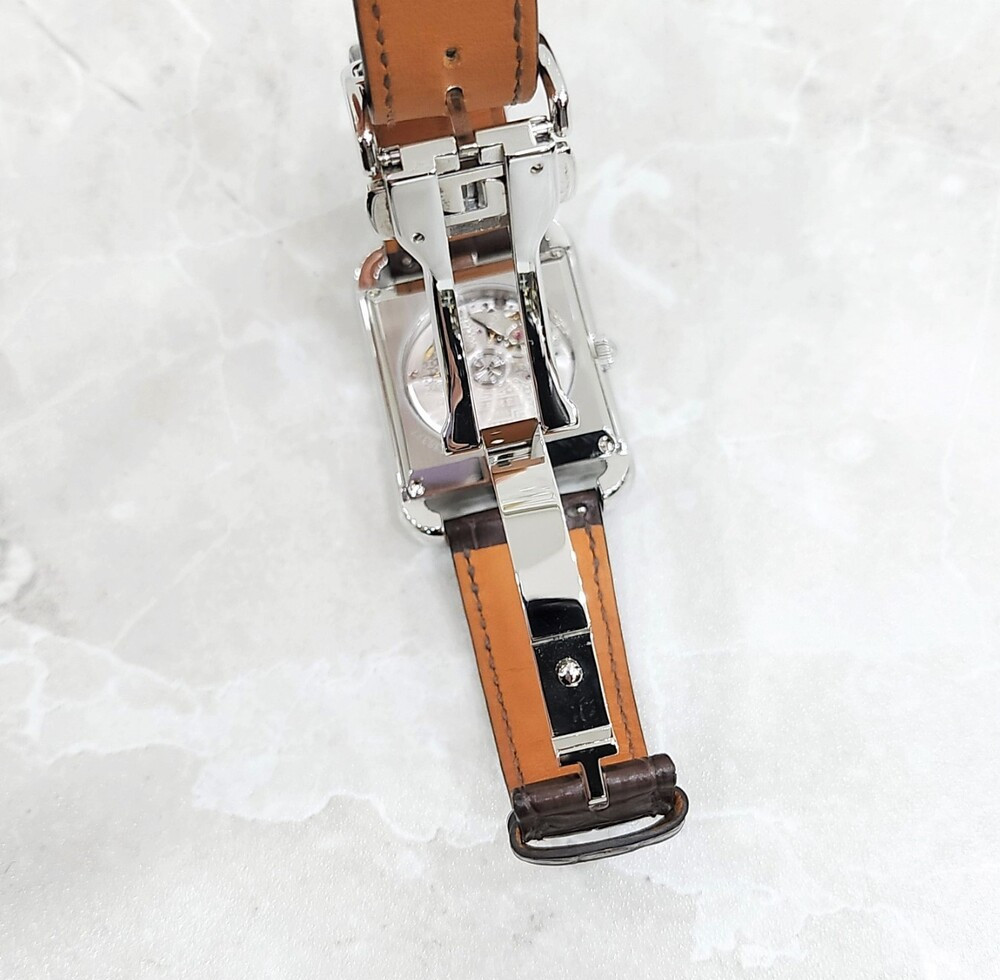 [럭스유] 에르메스 케이프코드 오토매틱 엘리게이터 시계 41mm