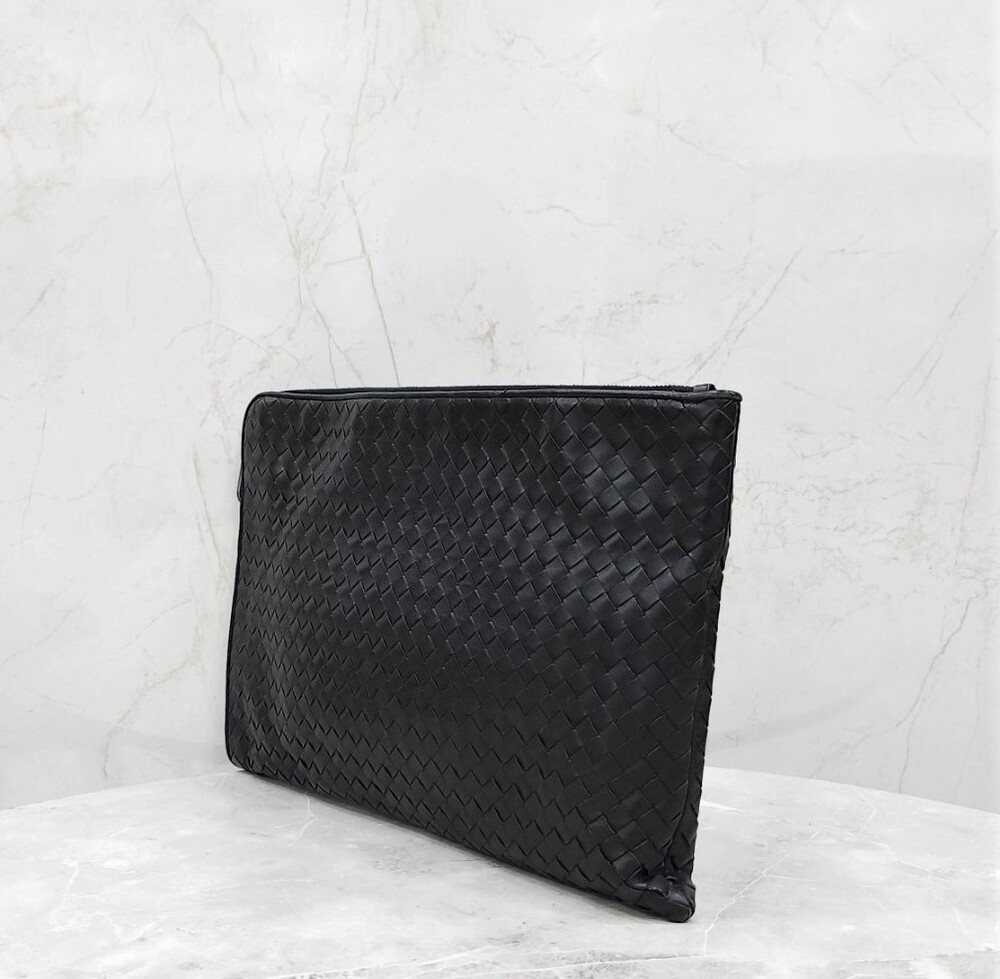 [럭스유] 보테가베네타 인트레치아토 레더 클러치백 라지