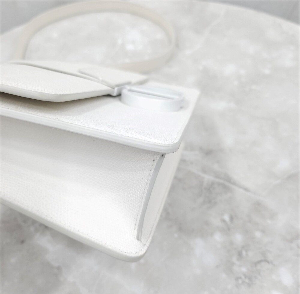 [럭스유] (새상품) 디올 화이트 몽테인 30 레더 숄더백