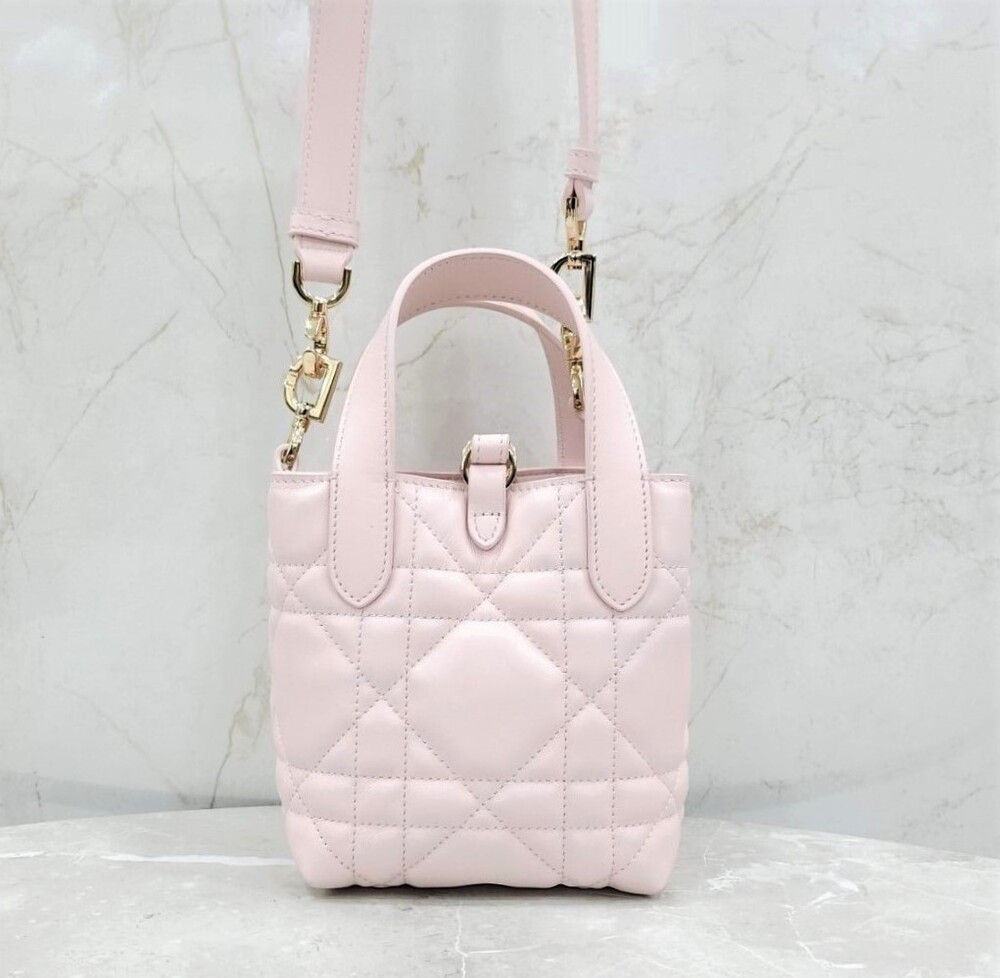 [럭스유] 디올 버티컬 나노 토트백 파우더핑크 까나쥬 S6100OSNW