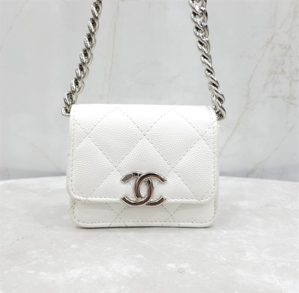 [럭스유] 샤넬 CC로고 캐비어 체인 미니백 AP2759