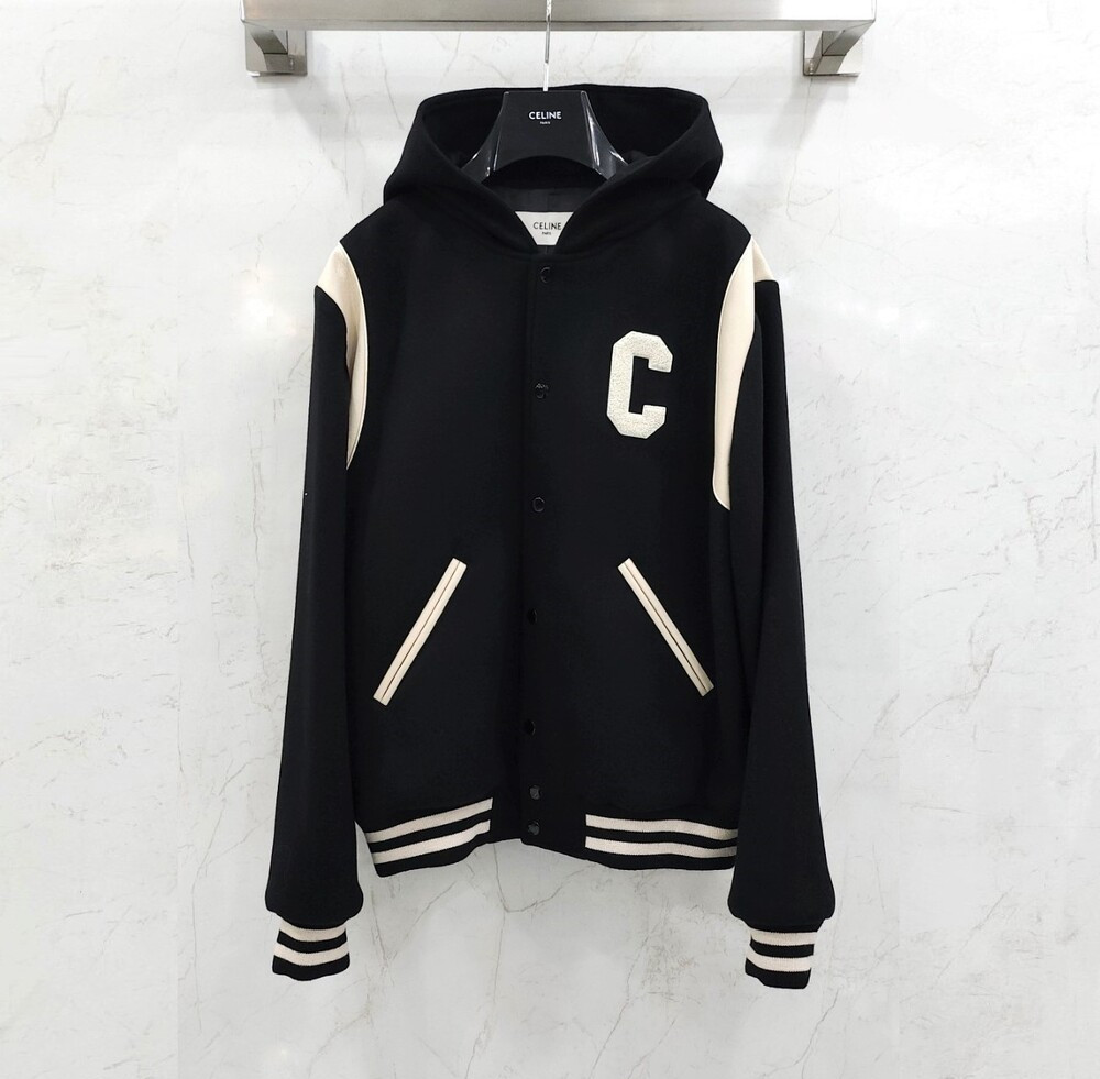 [럭스유] (새상품) 48 / 셀린느 캐시미어 울 테디 후드 자켓 2V98M110R