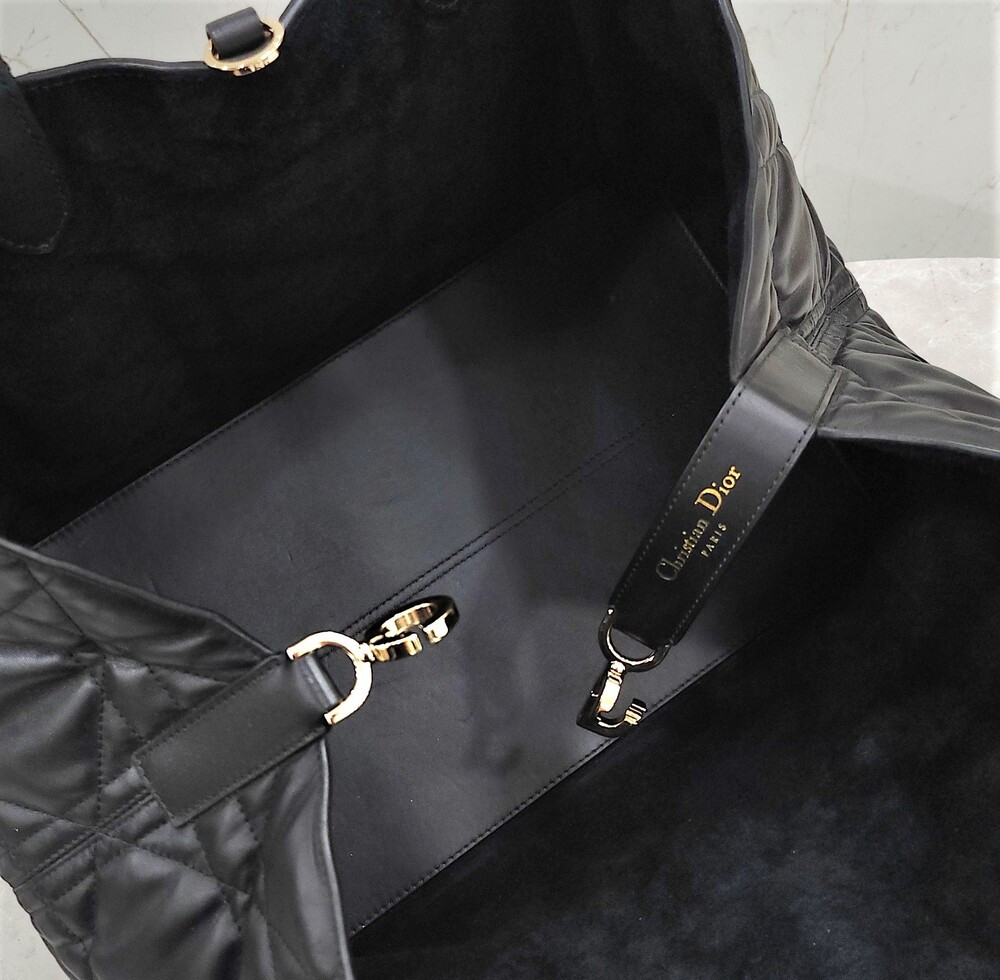 [럭스유] 디올 뚜주흐 라지 블랙 매크로 까나쥬 M2820OSOHJ