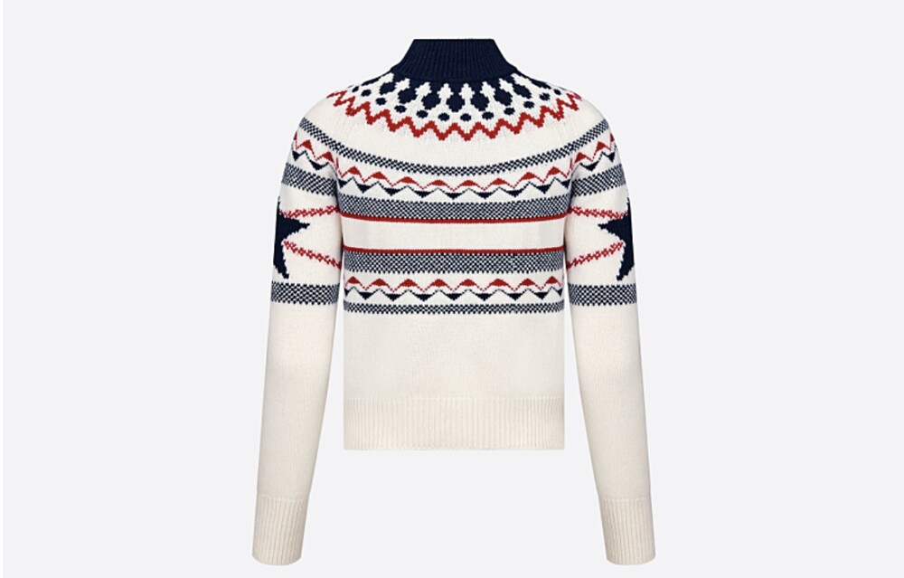 [럭스유] 36 / 디올 알프스 스탠드 칼라 스웨터 니트 144S60BM134