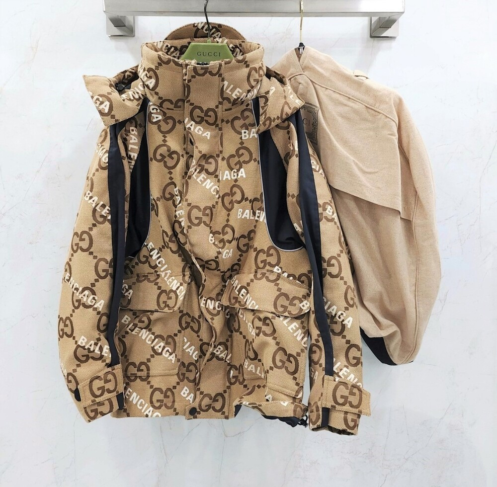 [럭스유] 38 / 구찌 X 발렌시아가 점보 해커프로젝트 쉘파카 자켓